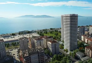 Kartal sea panorama coastal homes for sale